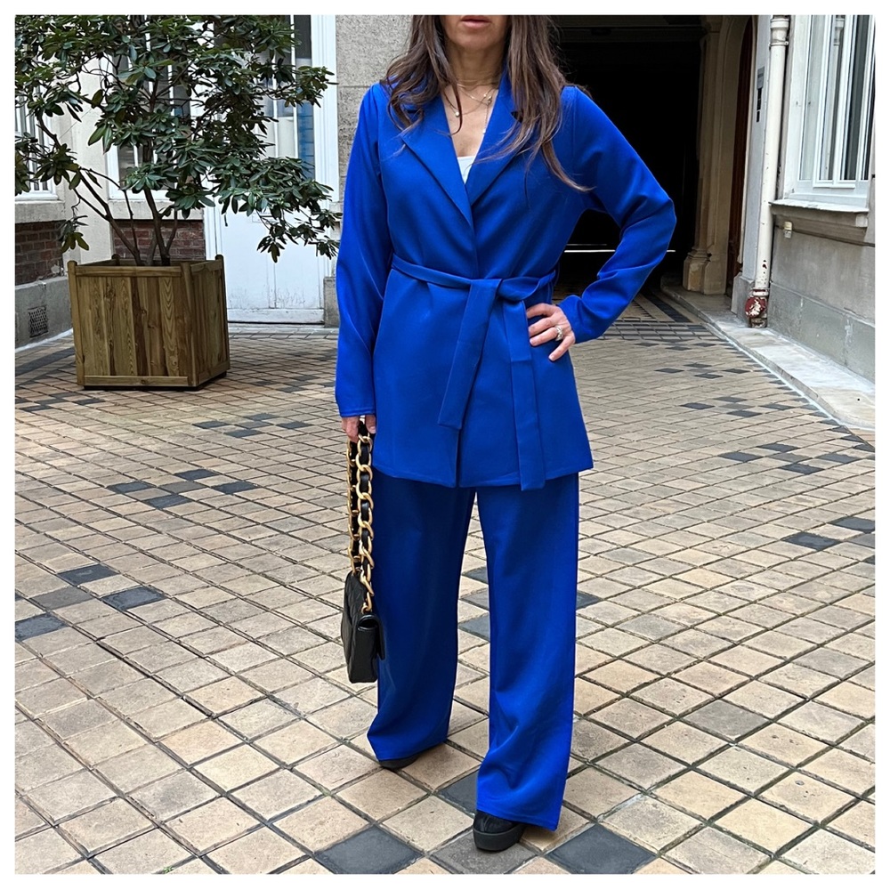 #01 PARIS 2 PIECE JACKET AND WRAP JACKET SET - Picture 3 of 10